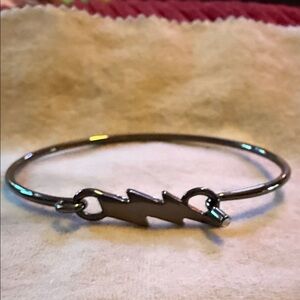Betsey Johnson Black Lightning Bolt Bracelet
